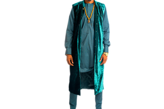 Eyo Eyo Suit Emerald Green Velvet